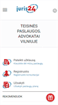 Mobile Screenshot of juris24.lt
